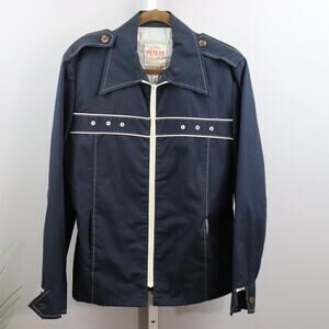 Vintage Peters All Weather Sportswear Jacket USA Size 40 Navy